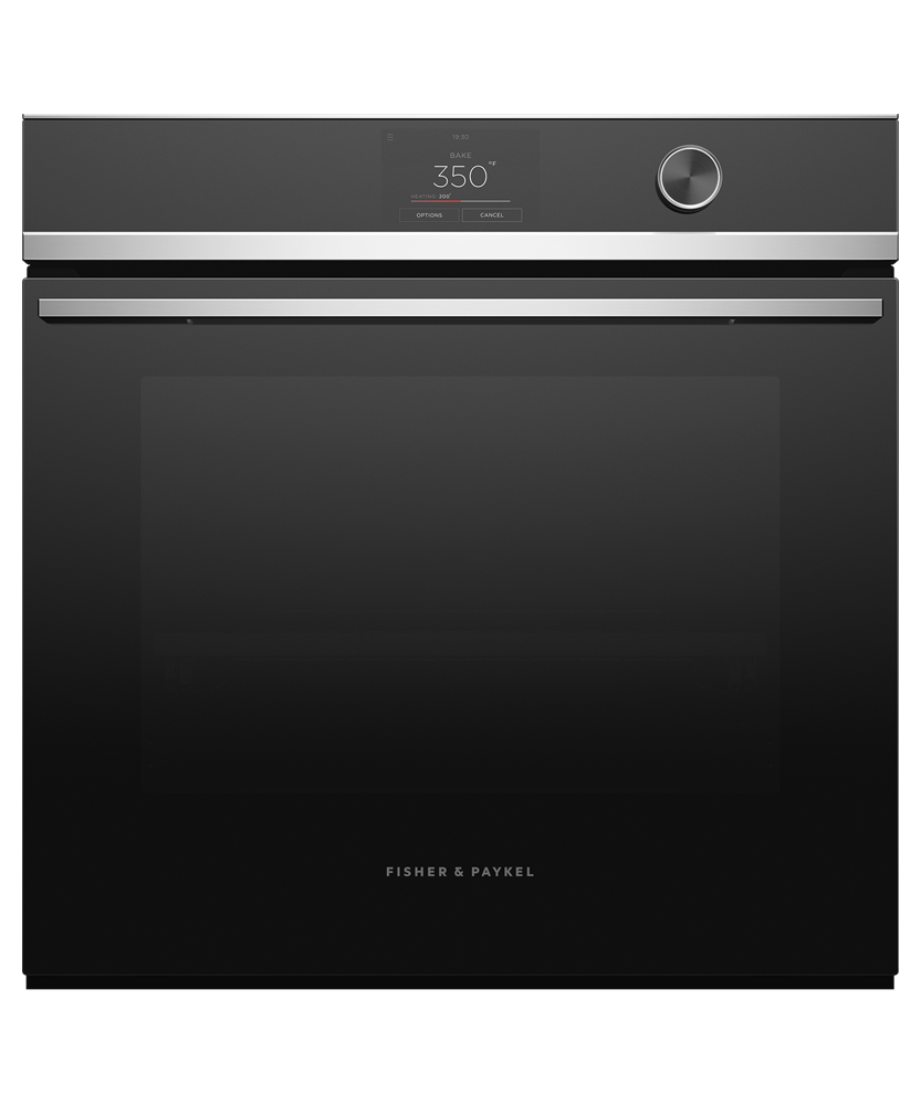 Fisher & Paykel OB24SDPTDX2 24" Series 9 Contemporary Self-Cleaning Oven, 16 Function - Front View
