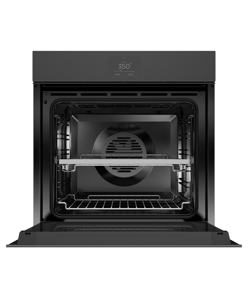 Fisher & Paykel OB24SMPTNB1 24" Series 9 Minimal Handleless Self-Cleaning Oven, 16 Function - Angle View