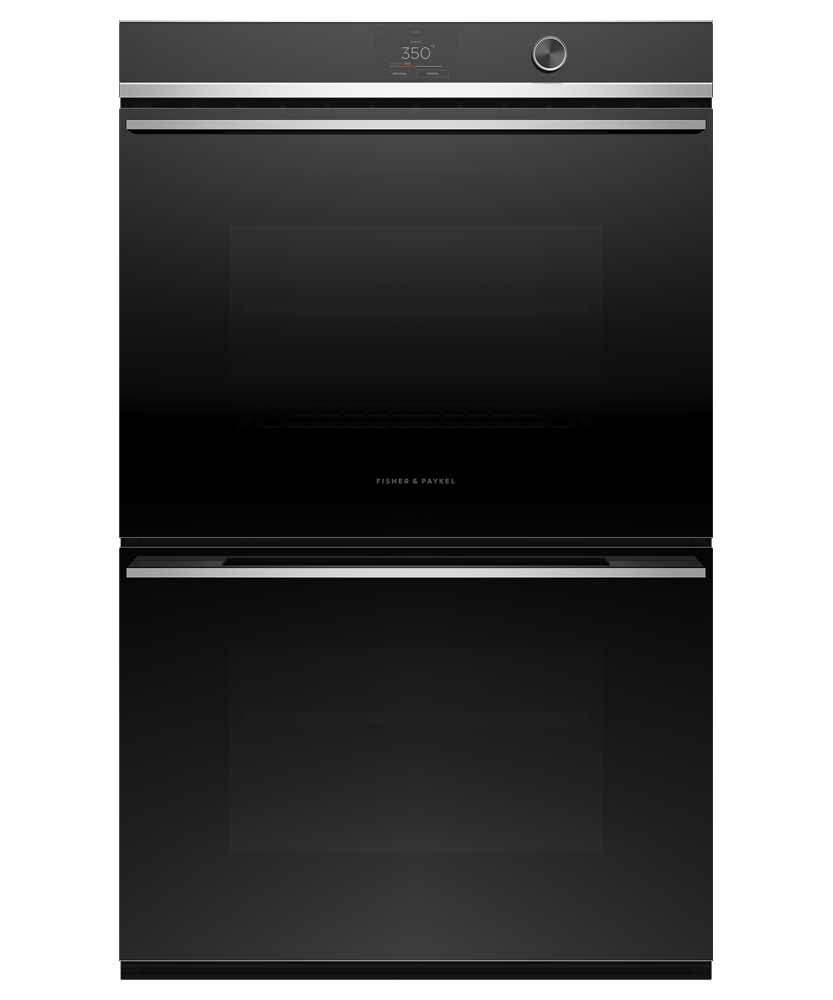 Fisher & Paykel OB30DDPTDX2 30" Series 9 Contemporary Self-Cleaning Double Oven - Front View