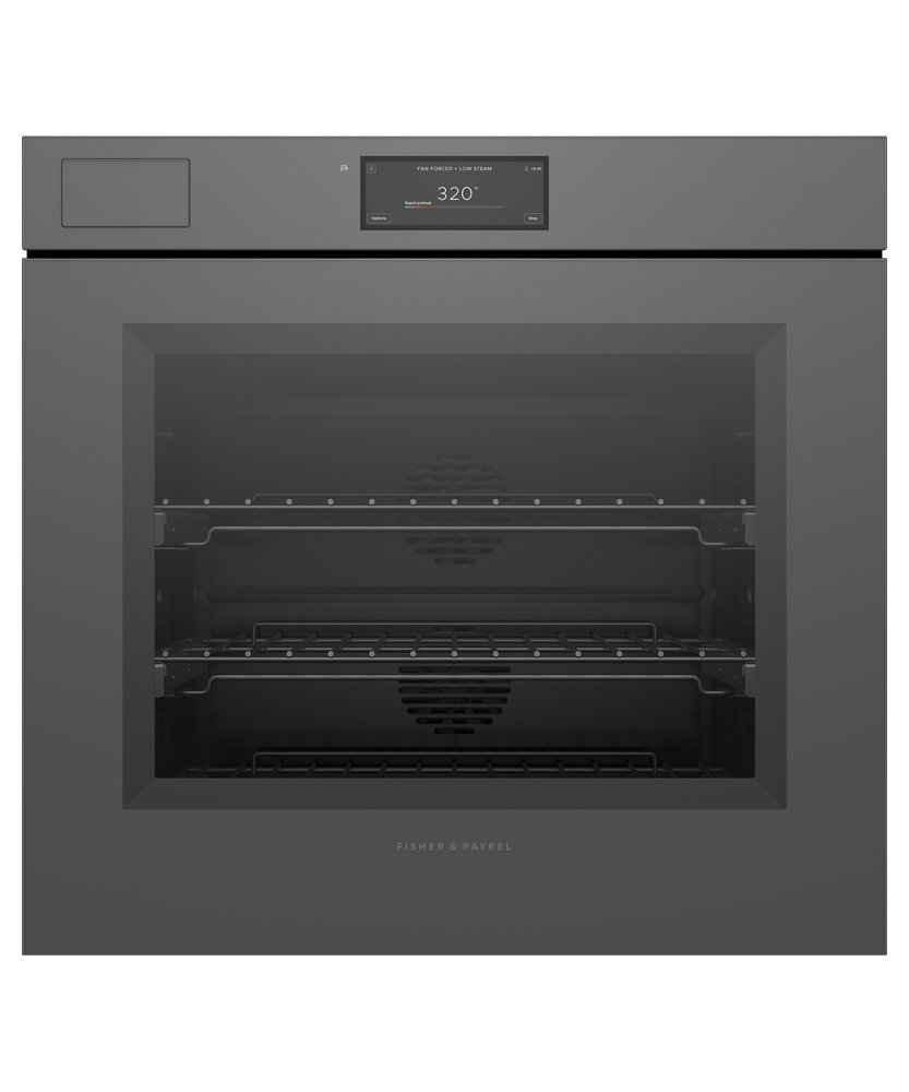 Fisher & Paykel OB30SMPSUNG3 30" Series 11 Minimal Handleless Self-Cleaning Steam Assist Oven - Front View