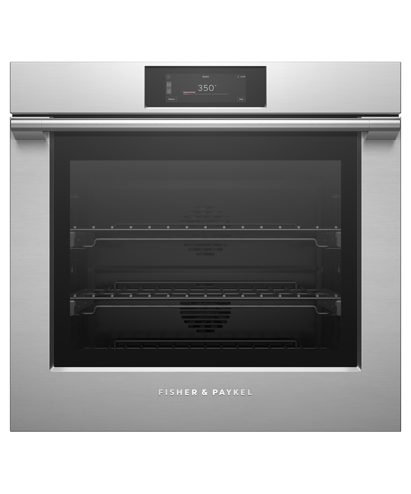 Fisher & Paykel OB30SPPUX3 30" Series 9 Professional Self-Cleaning Oven - Front View