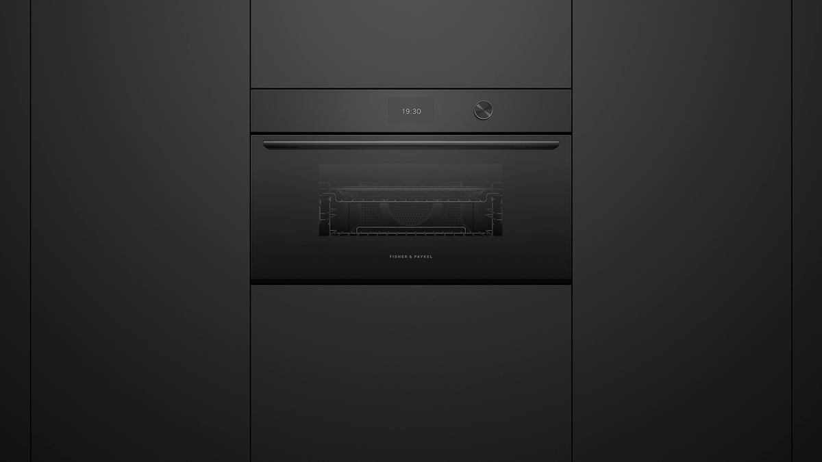 Fisher & Paykel OM30NCTDB3 Convection-Speed Oven Installed - Alternate View