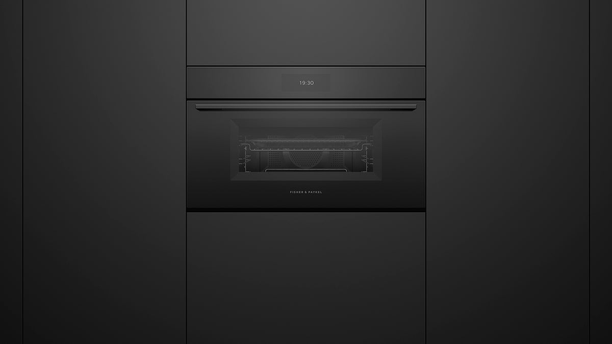 Fisher & Paykel OM30NMUB3 Convection-Speed Oven Installed - Alternate View