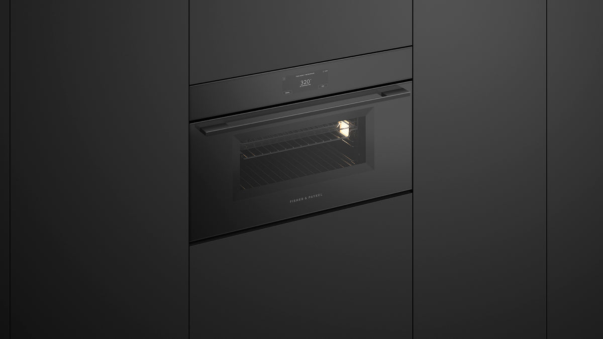 Fisher & Paykel OM30NMUB3 Convection-Speed Oven Installed in Kitchen