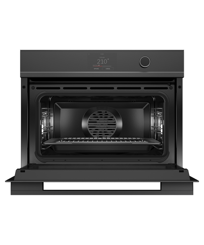 Fisher & Paykel OS24NDTDB1 Minimal Compact Combi-Steam Oven - Angle View