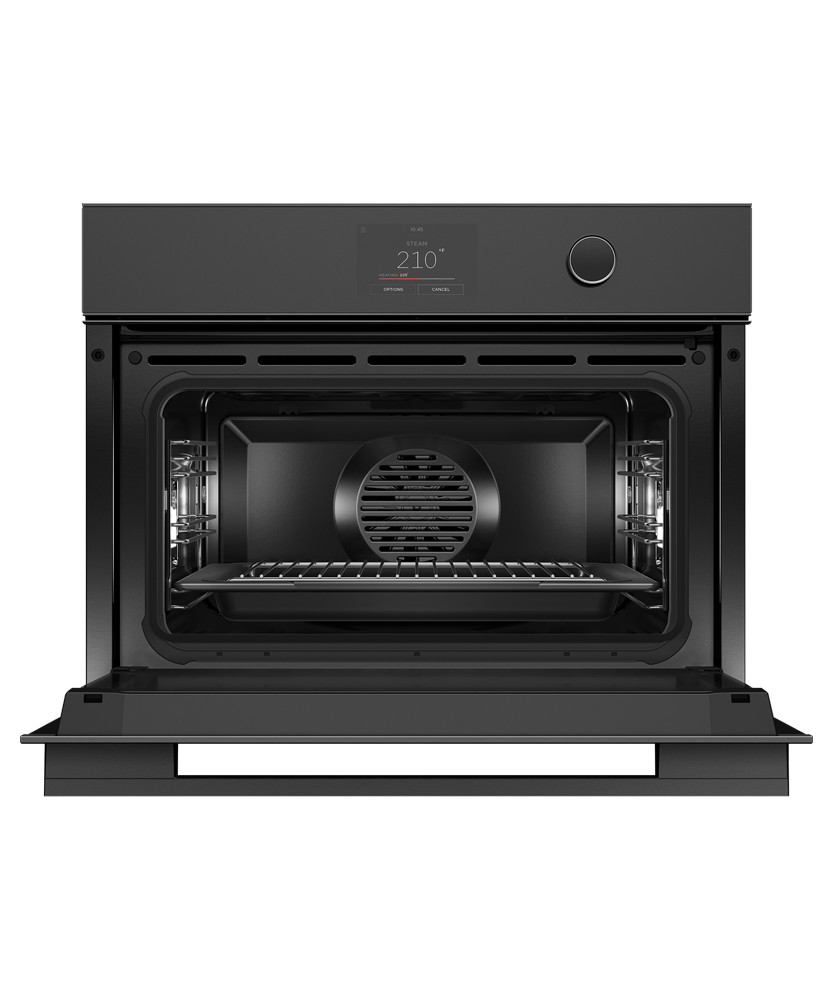 Fisher & Paykel OS24NMTDB1 Minimal Compact Combi-Steam Oven - Angle View