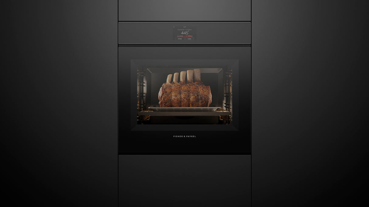 Fisher & Paykel OS24SMTNB1 Combi-Steam Oven - Propped Roast Installation