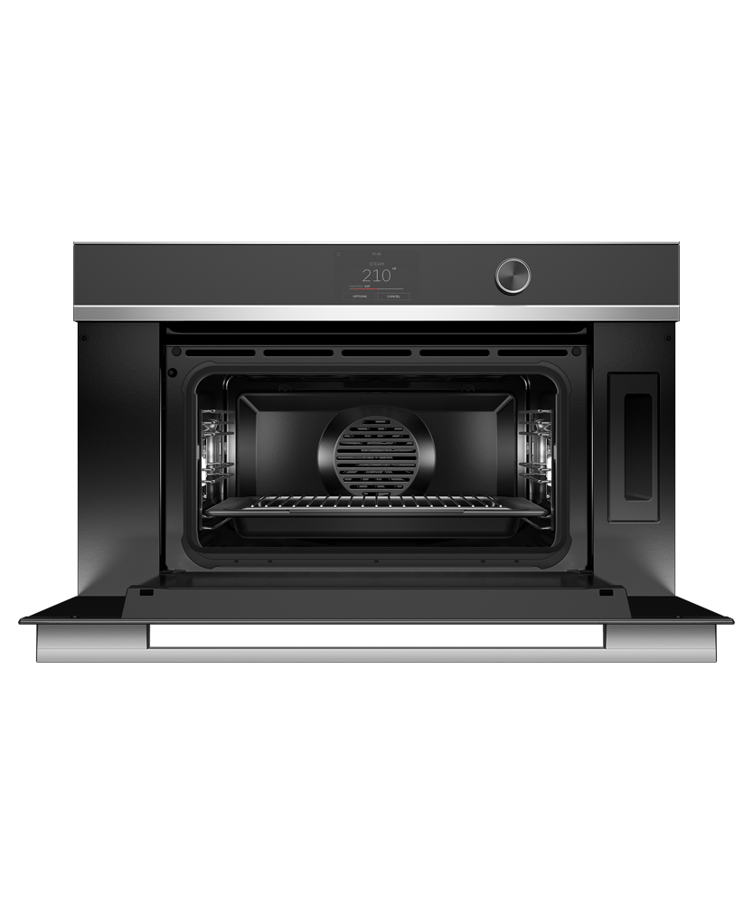 Fisher & Paykel OS30NDTDX1 Contemporary Compact Combi-Steam Oven - angled view