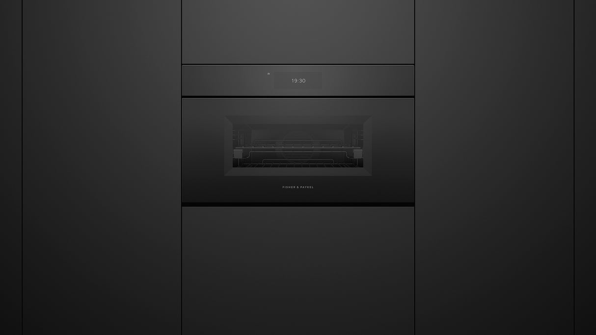 Fisher & Paykel OS30NMUNB3 Combi-Steam Oven Installed - Alternate View