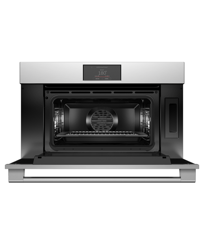 Fisher & Paykel OS30NPTX1 Professional Compact Combi-Steam Oven - angled view
