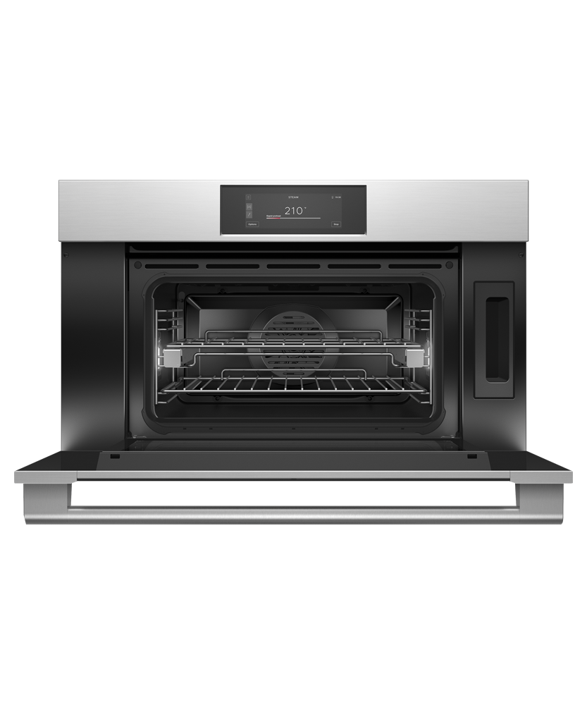 Fisher & Paykel OS30NPUX3 30-inch Professional Compact Combi-Steam Oven - Front View Alternate