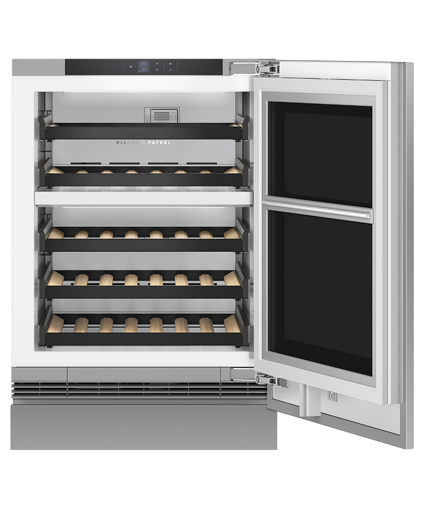 Fisher & Paykel RS2435V2RT1 Integrated Wine Cabinet - angled view