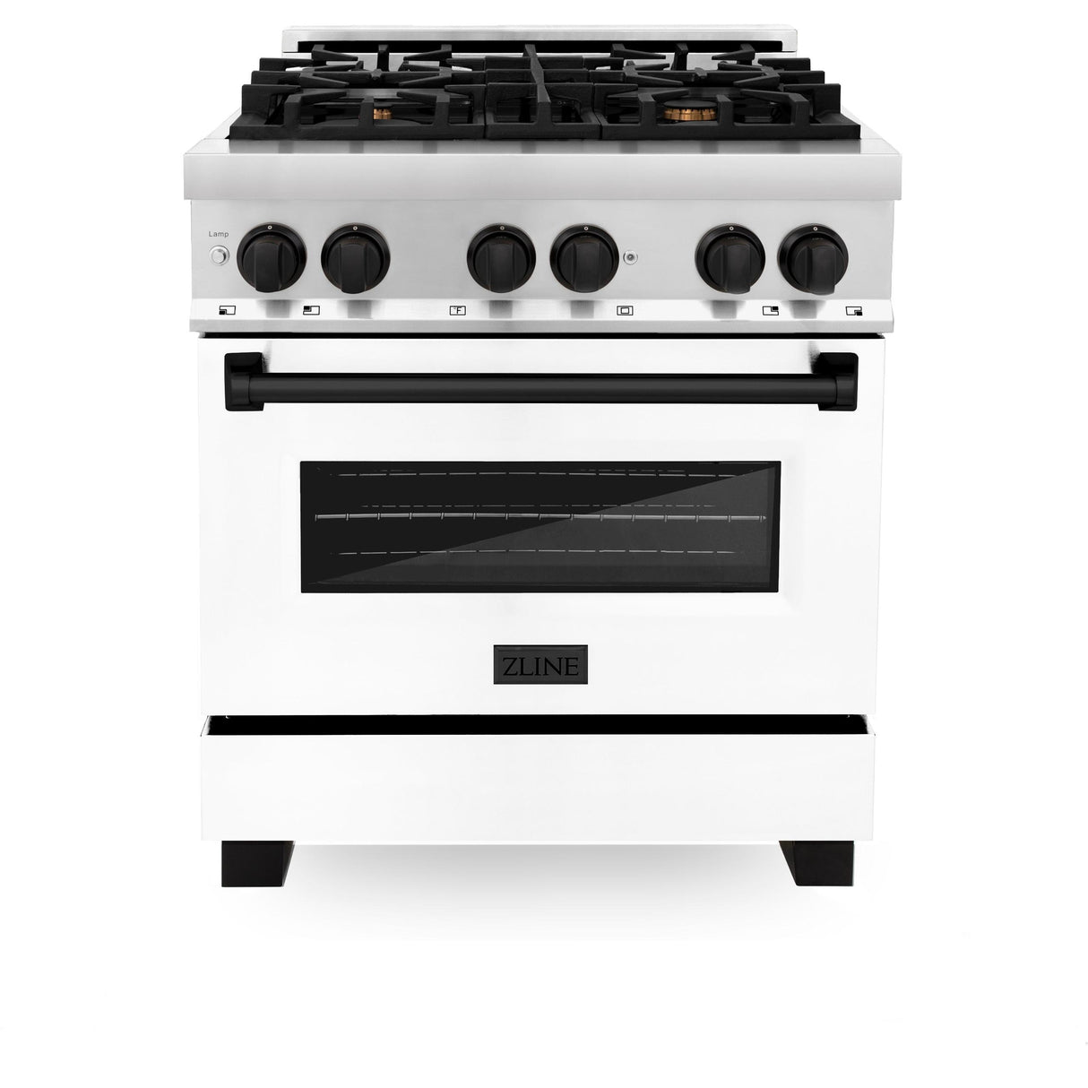 ZLINE RAZ-WM-30-MB Dual Fuel Range in Stainless Steel - image 1