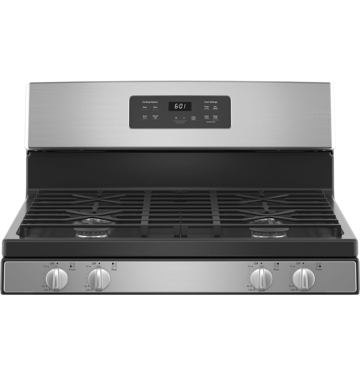 GE JGBS61RPSS - 30 in. 4.8 cu. ft. Gas Range with 4 Sealed Burners - Stainless Steel