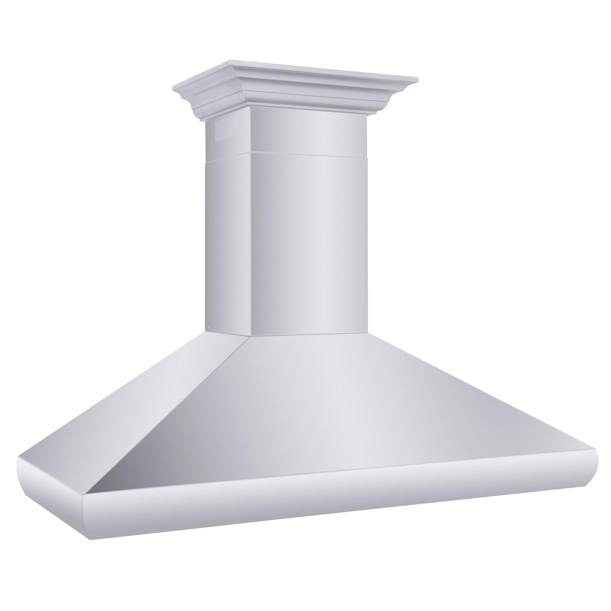 ZLINE Professional Convertible Vent Wall Mount Range Hood in Stainless Steel with Crown Molding (587CRN) - (587CRN48)