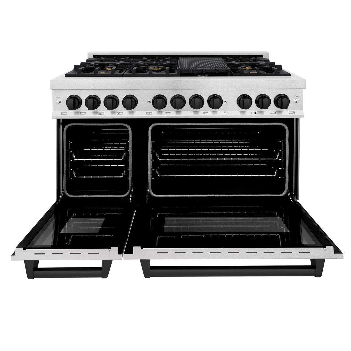 ZLINE RASZ-SN-48-G Dual Fuel Range in DuraSnow Stainless Steel - image 16