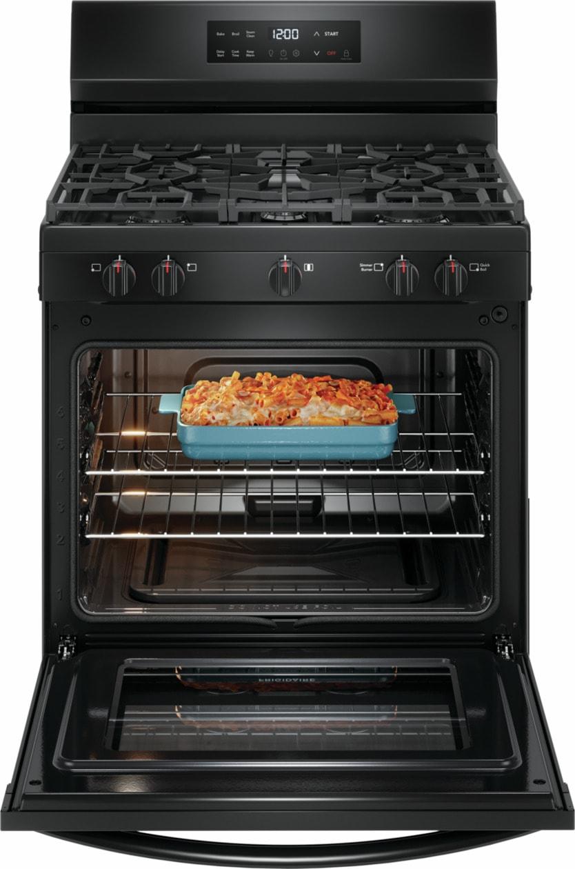 Frigidaire 30" Gas Range with Quick Boil - (FCRG3062AB)