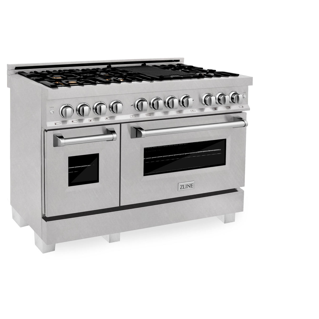 ZLINE RAS-SN-BR-48 Gas Range in DuraSnow Stainless Steel - image 5