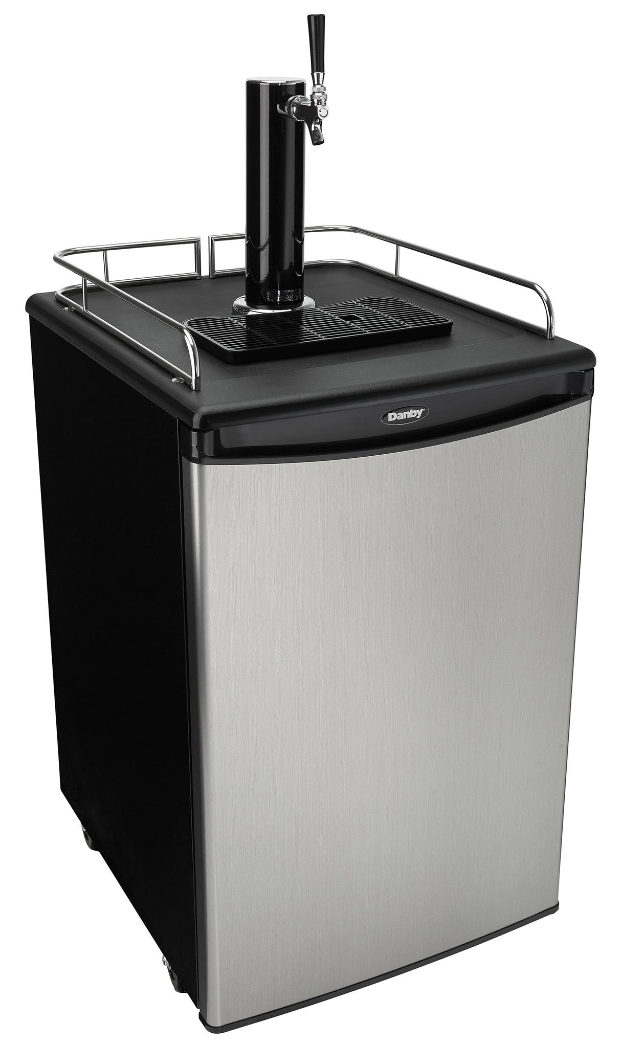 Danby 5.4 cu. ft. Single Tap Keg Cooler in Stainless Steel - (DKC054A1BSLDB)