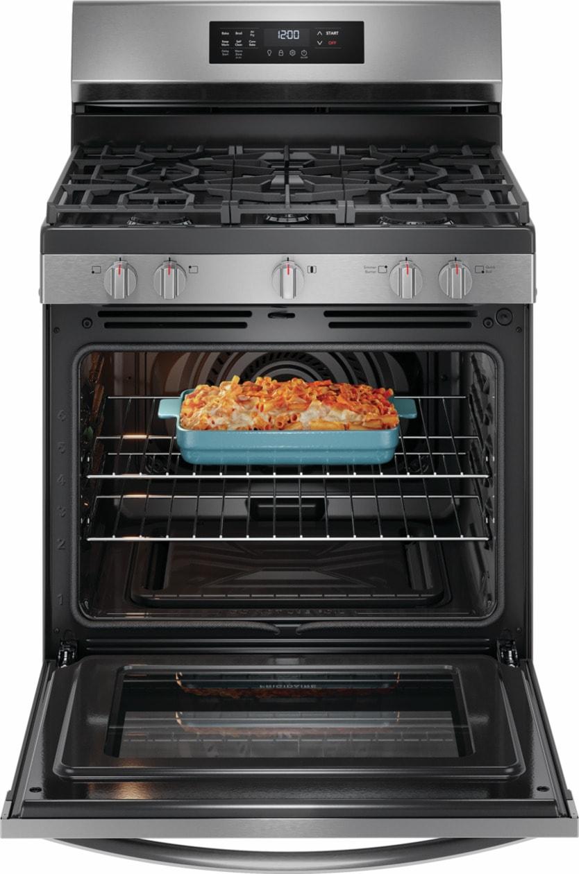 Frigidaire 30" Gas Range with Air Fry - (FCRG3083AS)