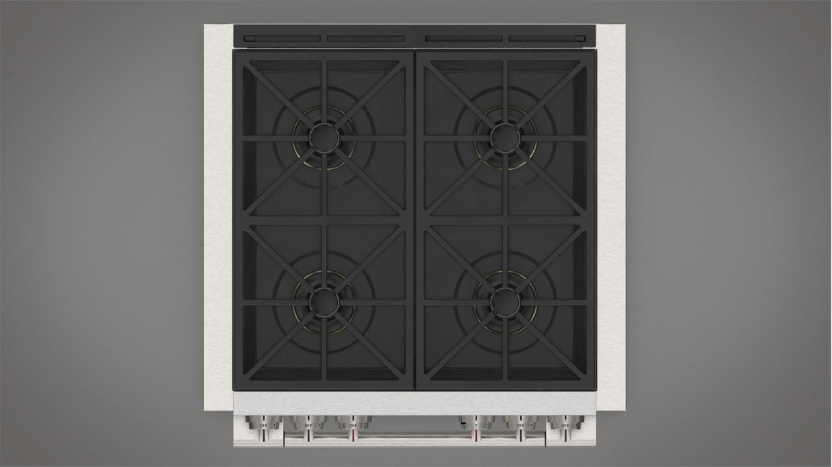 30" DUAL FUEL PRO RANGE - (F6PDF304S1)