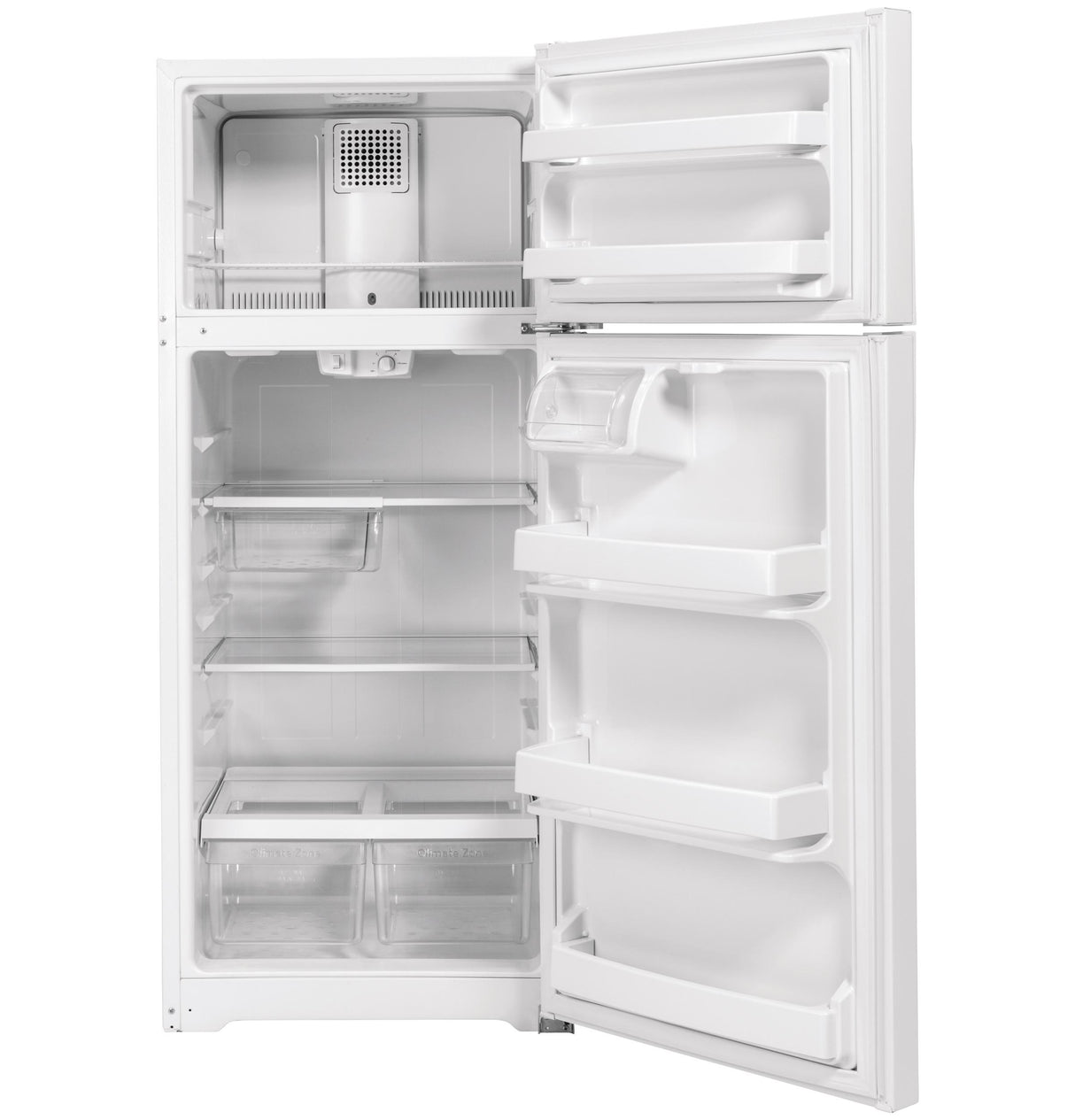 GE GTS18GTNRWW - 17.5 Cu. Ft. Top-Freezer Refrigerator -White