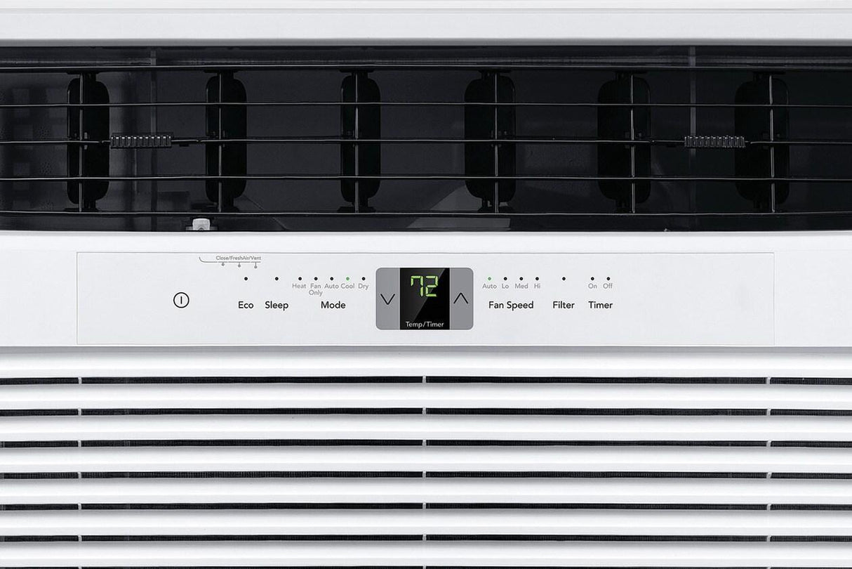 Frigidaire FHWE232WB2 window AC with heat front close-up