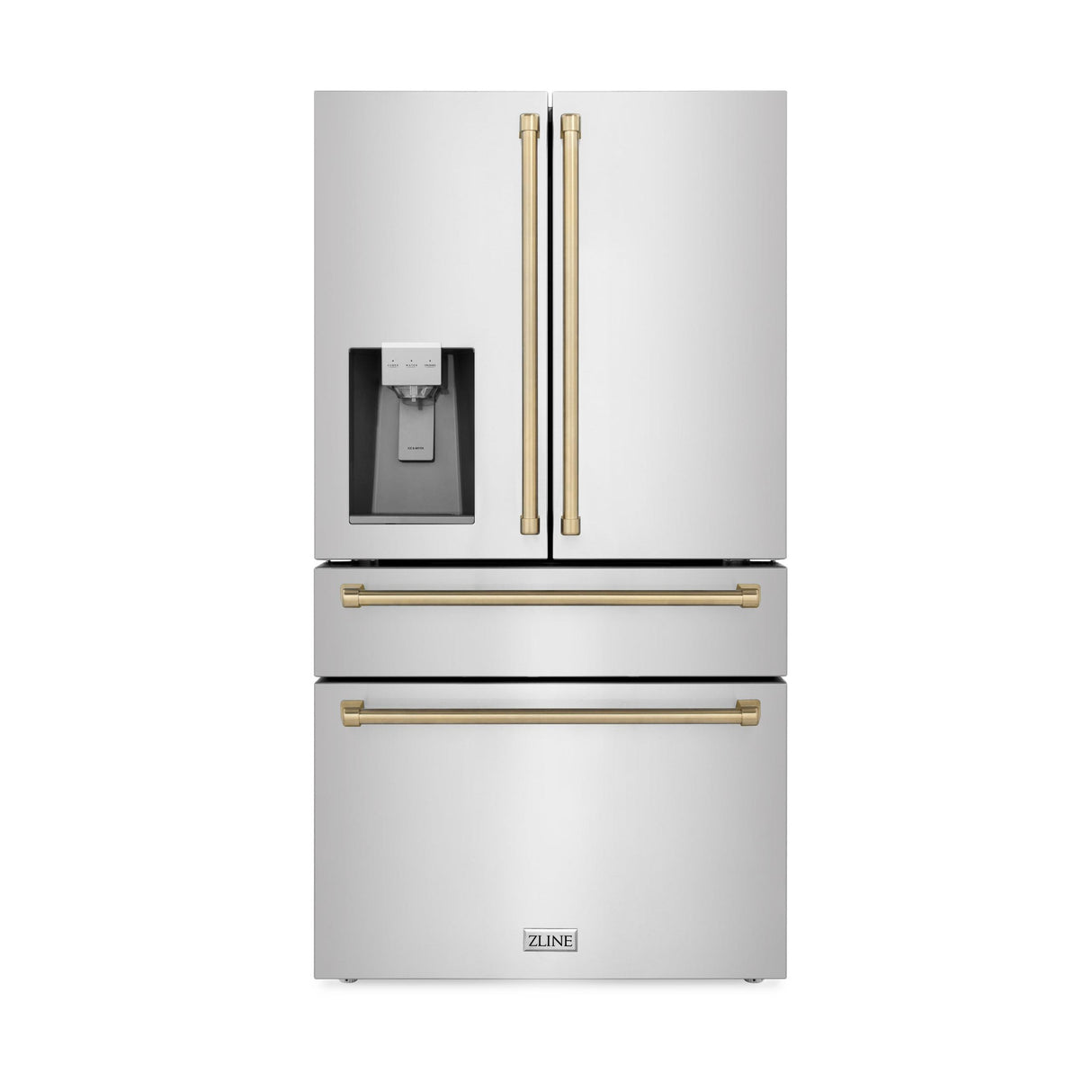 ZLINE RFMZ-W-36-CB French Door Refrigerator in Fingerprint-Resistant Stainless Steel - image 1
