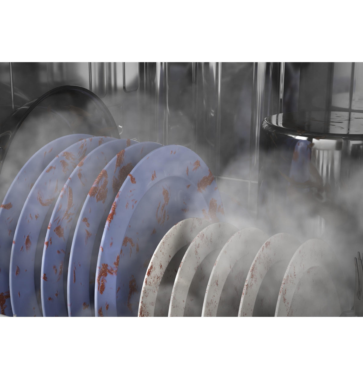 GE(R) ENERGY STAR(R) Top Control with Stainless Steel Interior Dishwasher with Sanitize Cycle & Dry Boost with Fan Assist - (GDT665SFNDS)