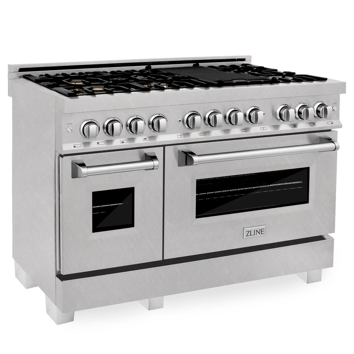 ZLINE RAS-SN-BR-48 Gas Range in DuraSnow Stainless Steel - image 4