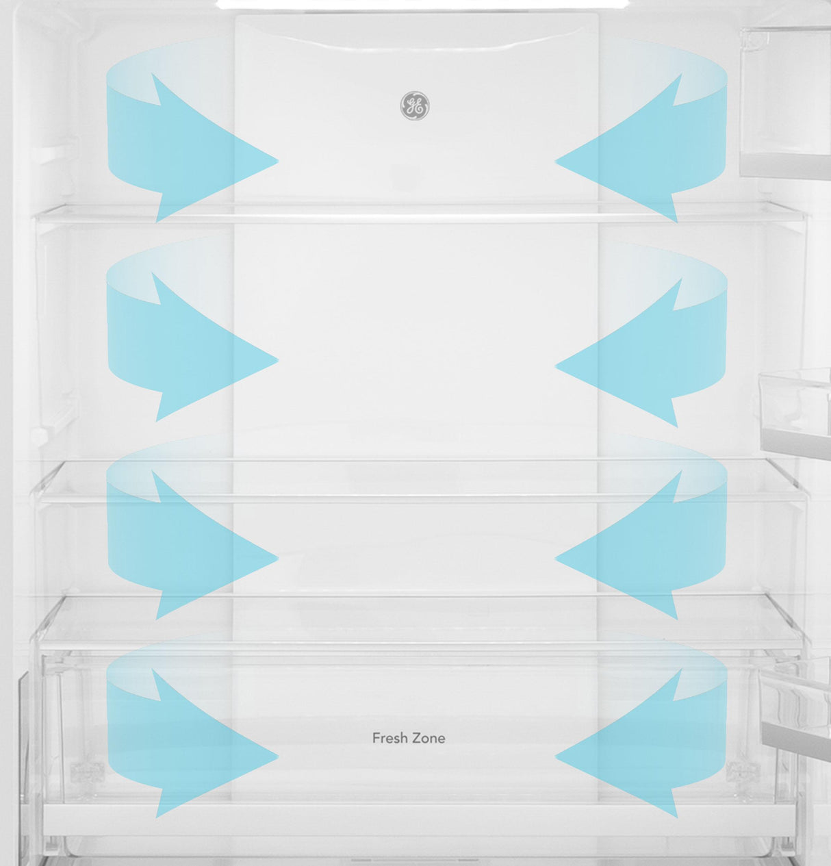 GE GBE17HYRFS - 31 in. 17.7 Cu. Ft. Counter-Depth Bottom-Freezer Refrigerator