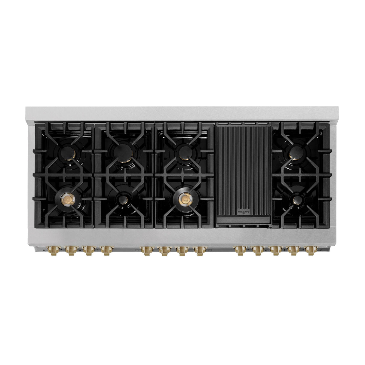 ZLINE RASZ-WM-60-CB Dual Fuel Range in DuraSnow Stainless Steel - image 4