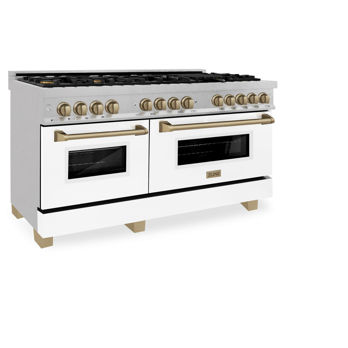ZLINE RASZ-WM-60-CB Dual Fuel Range in DuraSnow Stainless Steel - image 3
