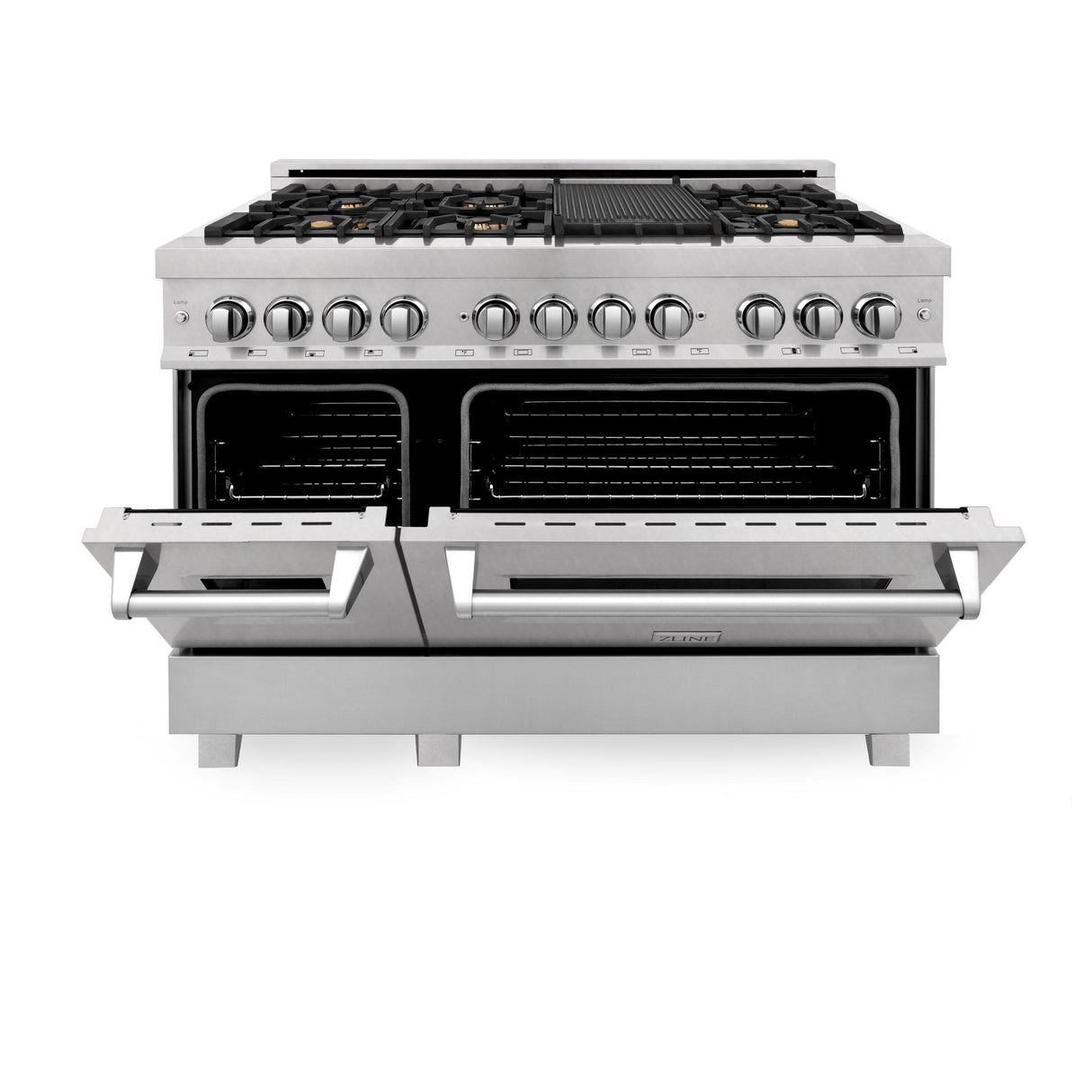 ZLINE RAS-SN-BR-48 Gas Range in DuraSnow Stainless Steel - image 2