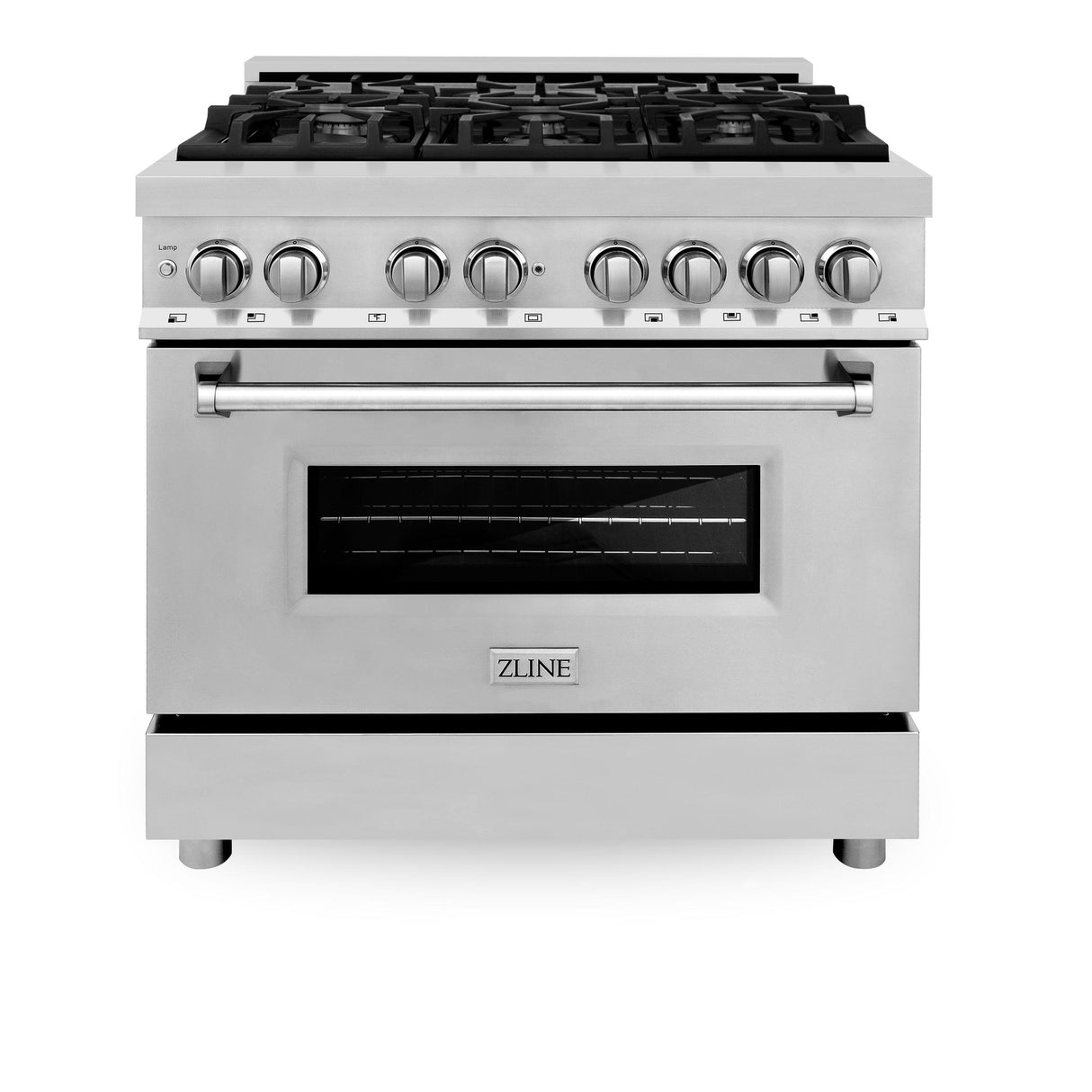 ZLINE RA36 Dual Fuel Range in Stainless Steel - image 1