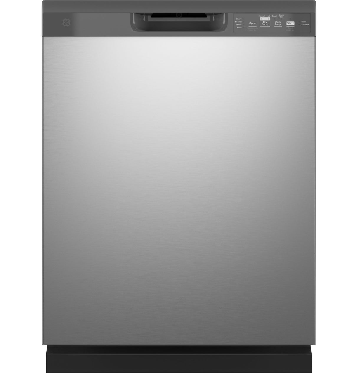 GE GDF535PSRSS - 24 in. Front Control Flush-Mount Dishwasher with 55 dBa Sound Level, Dry Boost & Pocket Handle - Stainless Steel
