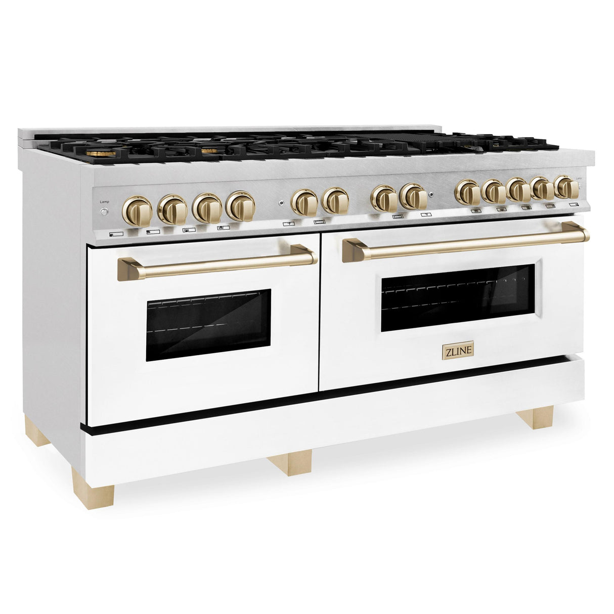 ZLINE RASZ-WM-60-G Dual Fuel Range in DuraSnow Stainless Steel - image 2
