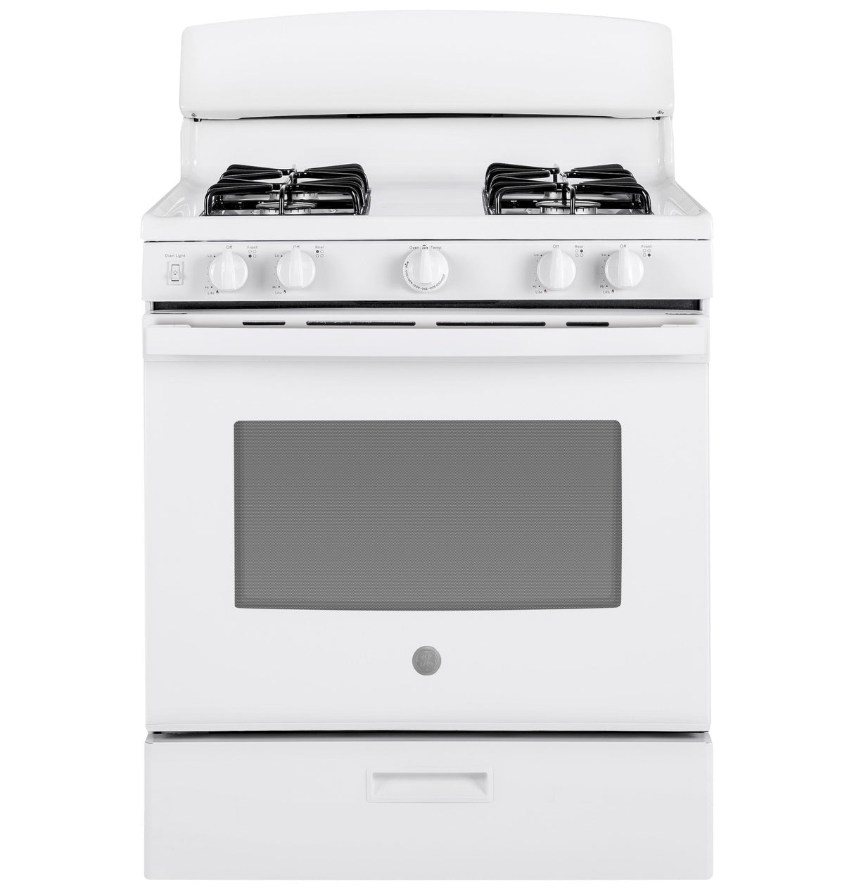 GE JGBS30DEKWW - 30 in. 4.8 cu. ft. Gas Range with 4 Sealed Burners - White