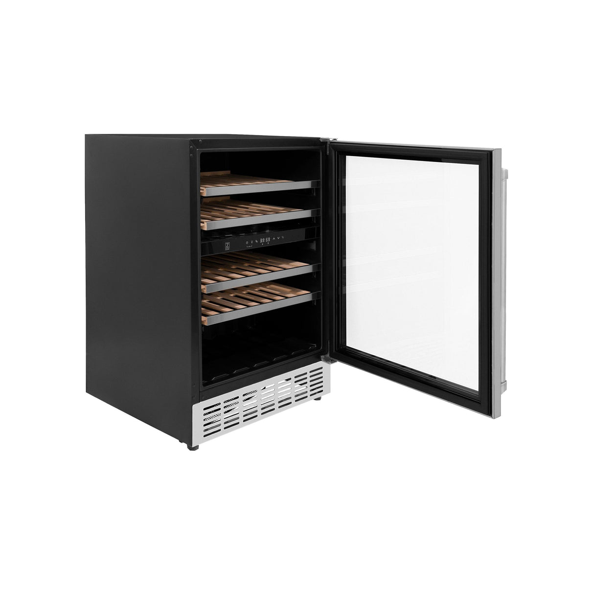 ZLINE 24" Monument Dual Zone 44-Bottle Wine Cooler in Stainless Steel (RWV-UD-24) - (RWVUD24)