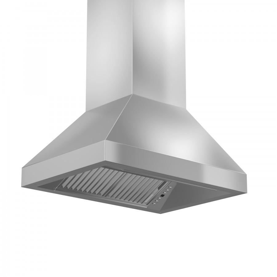 ZLINE Ducted Island Mount Range Hood in Outdoor Approved Stainless Steel (597i-304) - (597I30436)