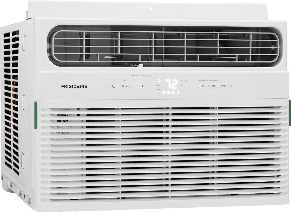 8000 BTU Frigidaire air conditioner model FHWH084WB1 left side view