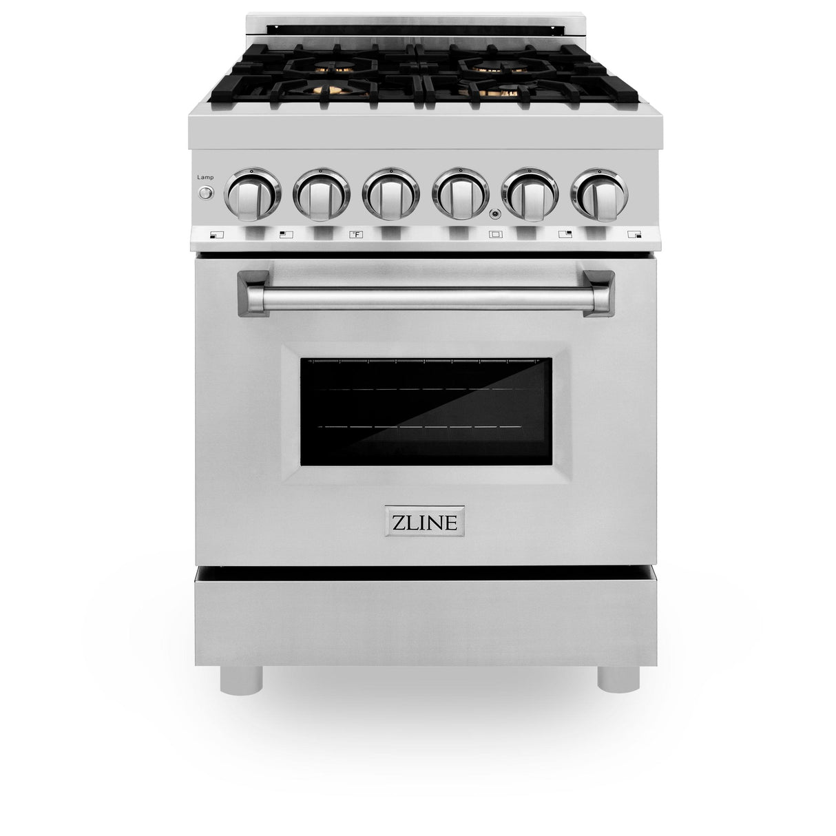 ZLINE RA-BR-24 Dual Fuel Range in Stainless Steel - image 1