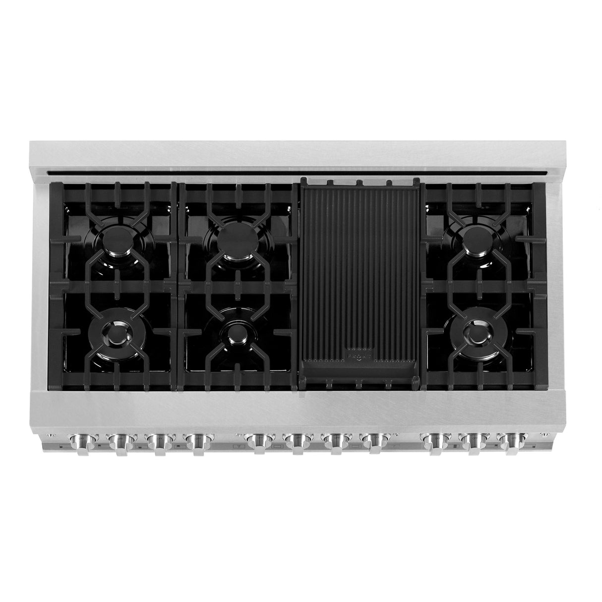 ZLINE RAS-SN-48 Gas Range in DuraSnow Stainless Steel - image 7