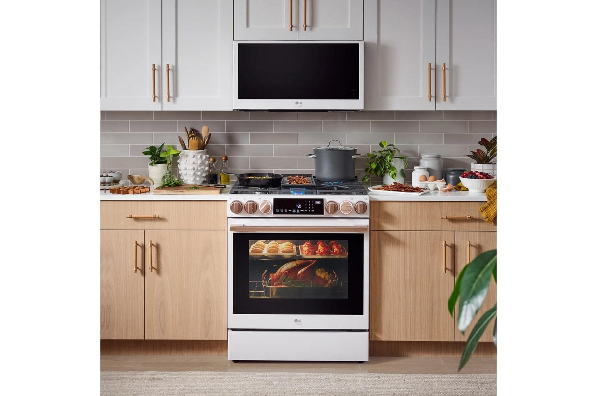 LG STUDIO 1.7 cu. ft. Over-the-Range Convection Microwave Oven with Air Fry - (MHES1738N)