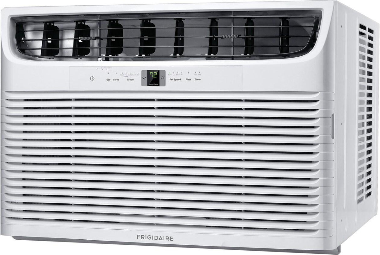 Frigidaire FHWE232WB2 window AC with heat front view in diagonal from the right side
