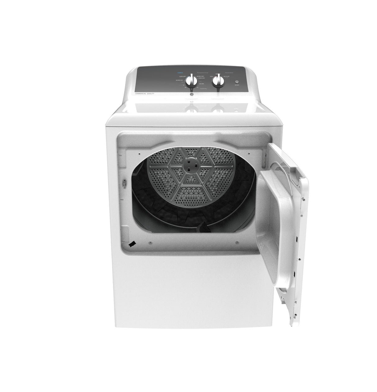 GE 6.2 cu. ft. Capacity Electric Dryer with Up To 120 ft. Venting​ and 5-yr Limited Warranty​ - (GTX52EASPWB)