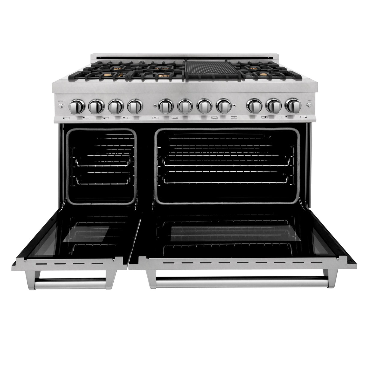 ZLINE RAS-SN-BR-48 Gas Range in DuraSnow Stainless Steel - image 3