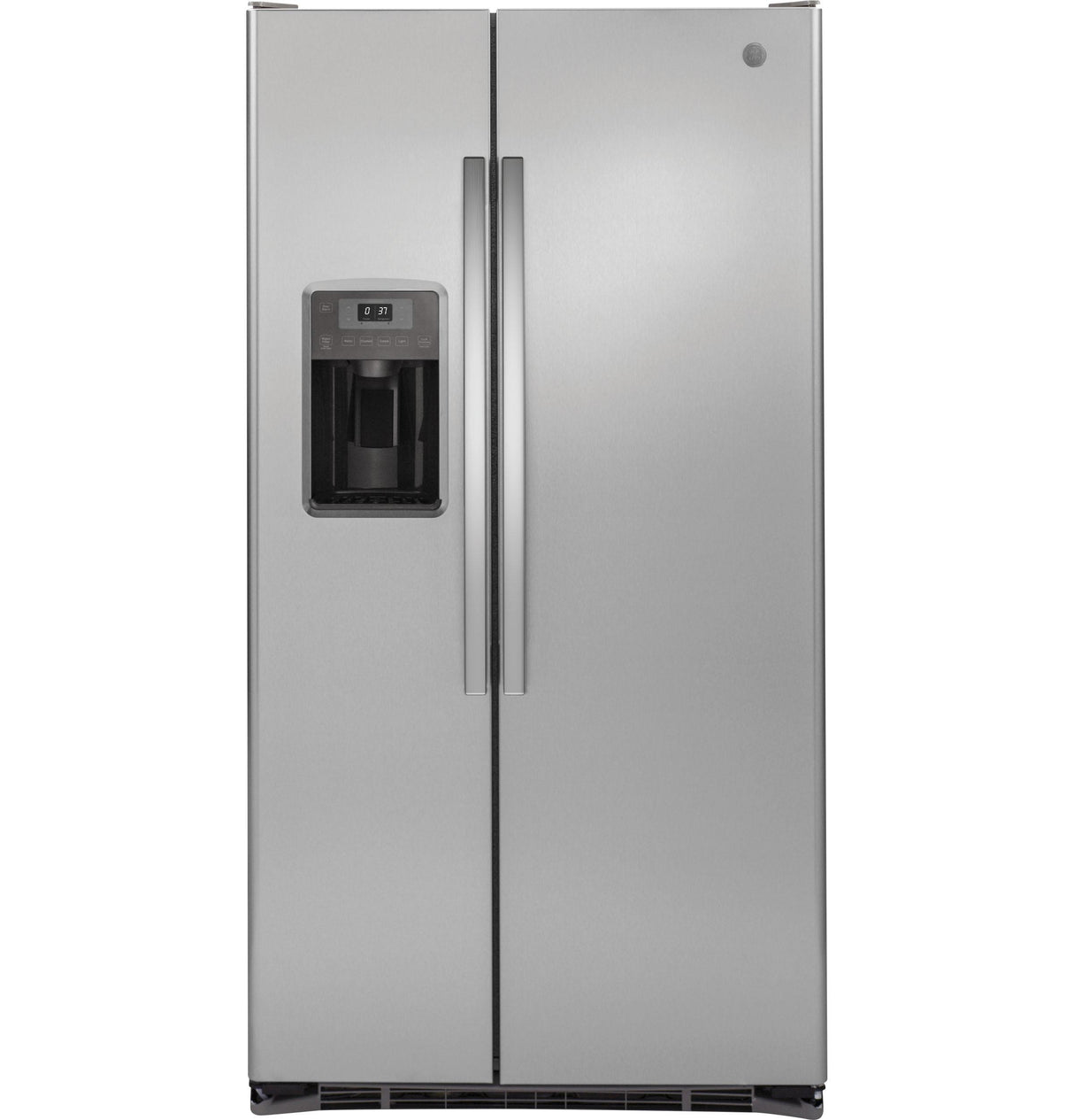 GE GZS22DSJSS - 36 in. 21.9 cu. ft. Counter Depth Side by Side Refrigerator with Ice & Water Dispenser - Stainless Steel