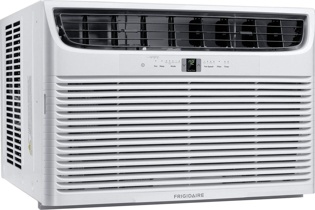 Frigidaire FHWE232WB2 window AC with heat front view in diagonal from the left side