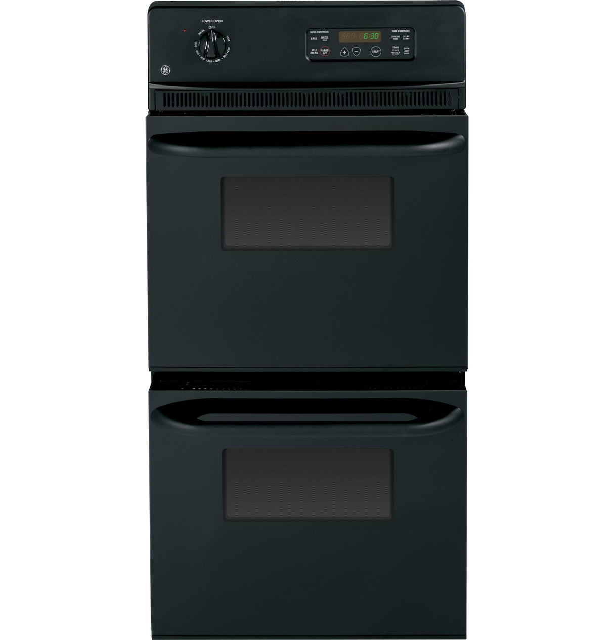 GE JRP28BJBB - 24 in. 5.4 cu. ft. Top Control Electric Double Wall Oven - Black